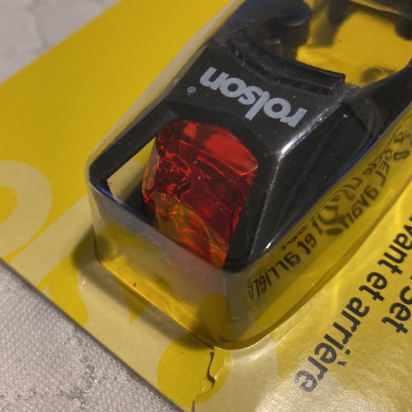 Bike lights LED bright safety red & white front and rear with on/flash/off mode. - Picture 3 of 4